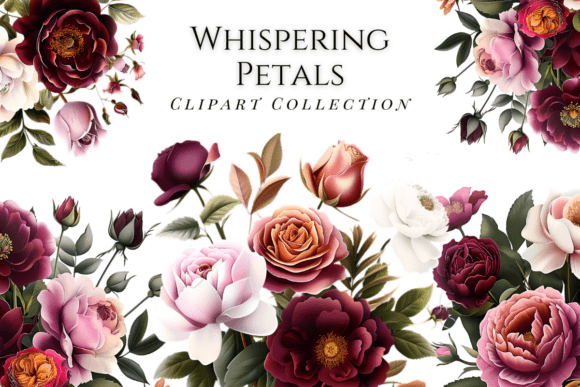 Download Whispering Petals Flower Graphics - Flower graphics Collection