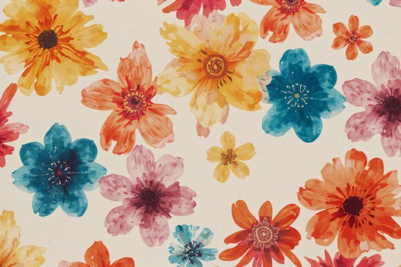 Download Handmade Watercolor Floral Background Wa - Watercolor floral background Collection