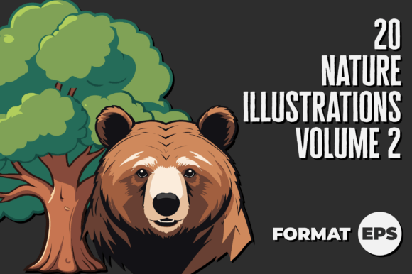Download 20 Nature Illustrations Vol. 2 - Nature illustrations Collection